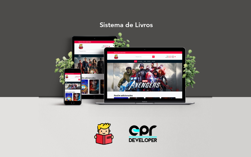 Sistema de Livros feito com CodeIgniter 4